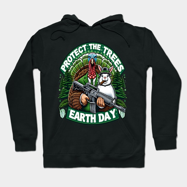 Armed Turkeys in the Wild West Hoodie by coollooks